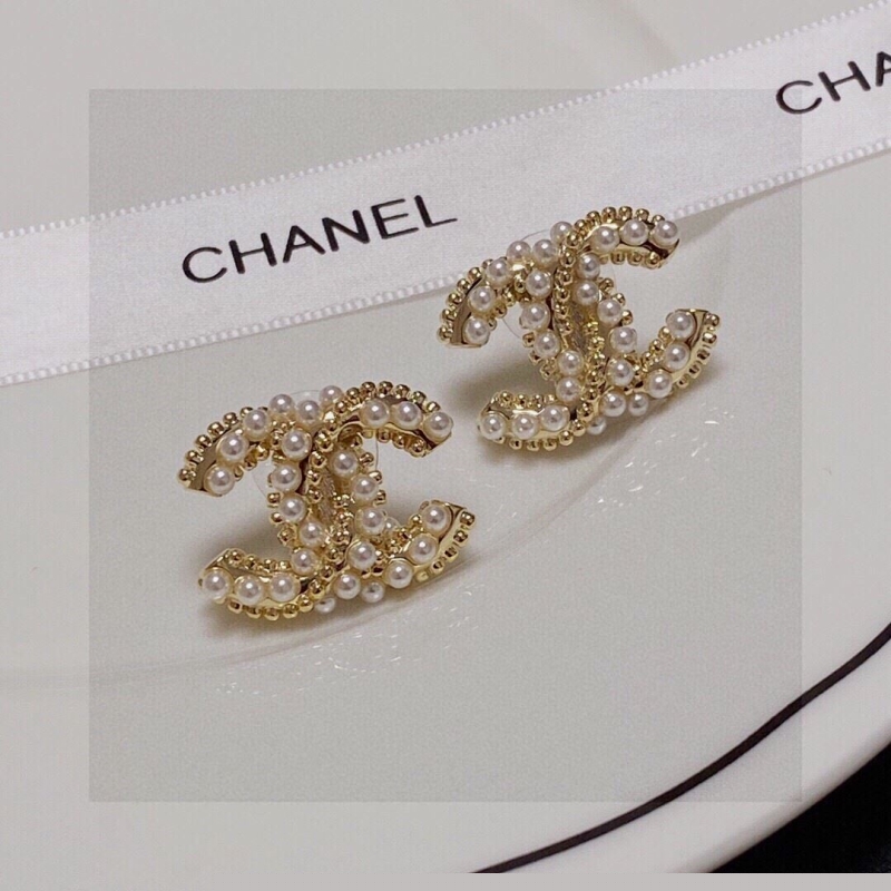 Ch*el earrings